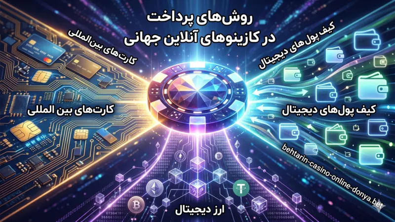 روش های پرداخت در کازینوهای آنلاین جهانی